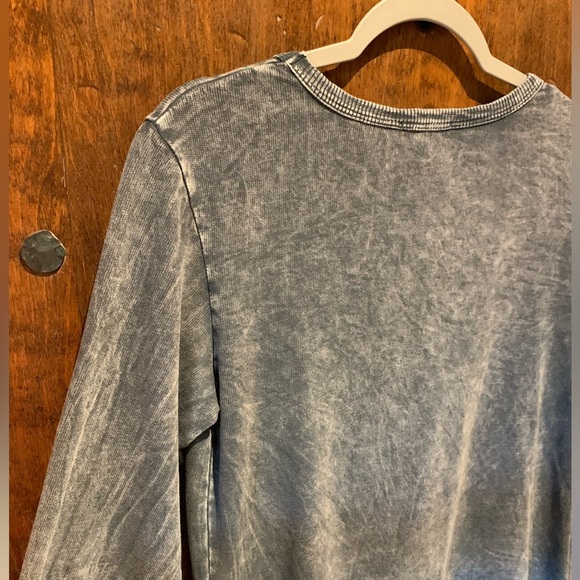 Jess & Jane gray dress cotton made in USA pockets size small artsy boho festival - Picture 7 of 16